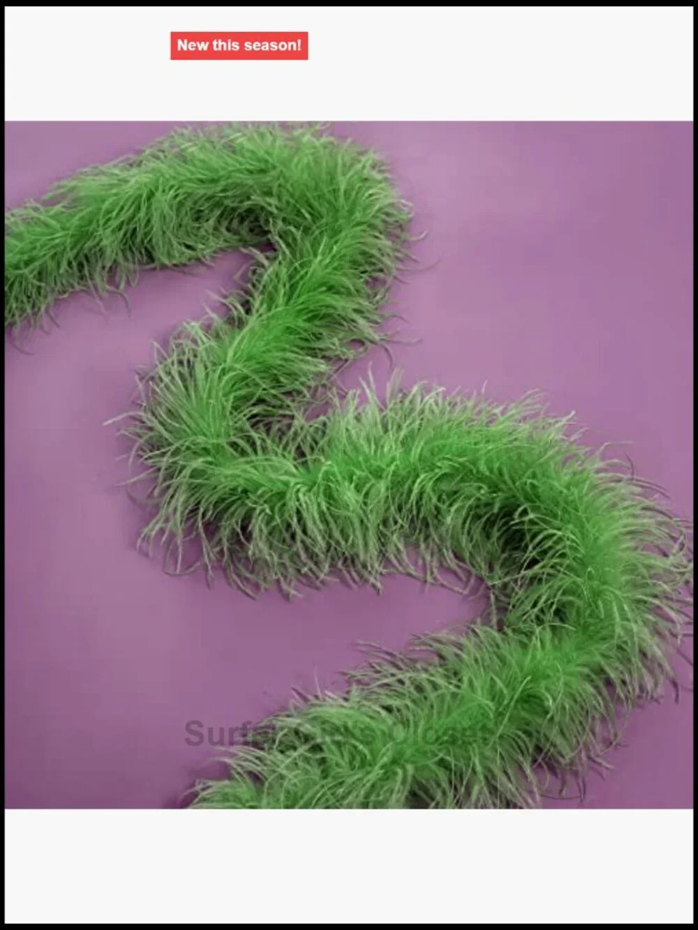 Ostrich Feather Boa 2 Yards Long Handmade DIY Party Costume Accessory